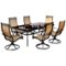 Hanover - Monaco 7-Piece Patio Dining Set - Tan/Bronze-Front_Standard