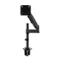 HUANUO - Single Monitor Desk Mount with Gas Spring Arm and Height Adjustable Column - Black-Front_Standard