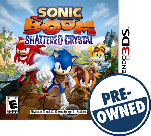  Sonic Boom: Shattered Crystal - PRE-OWNED - Nintendo 3DS