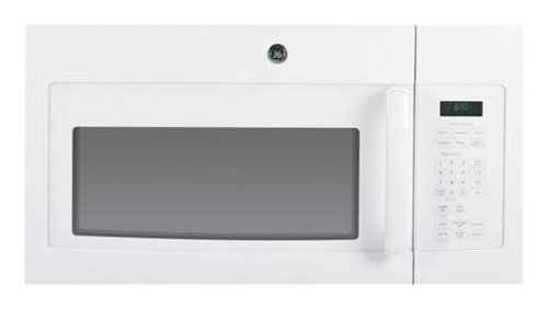 GE - 1.7 Cu. Ft. Over-the-Range Microwave - White-Front_Standard 