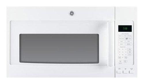 GE - 1.9 Cu. Ft. Over-the-Range Microwave - White-Front_Standard 