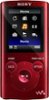Sony - NWZ-E380 Series Walkman 4GB* Video MP3 Player - Red-Front_Standard