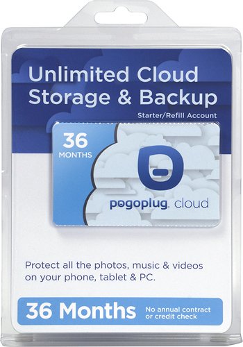  Pogoplug - 3-Year Unlimited Cloud Storage Service Activation Card - Multi