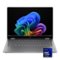 HP - OmniBook X Flip 2-in-1 - 14" 2K OLED Touchscreen Laptop - Intel Core Ultra 7 (2026) - 16GB Memory - 1TB SSD - Copilot+ - Meteor Silver-Front_Standard