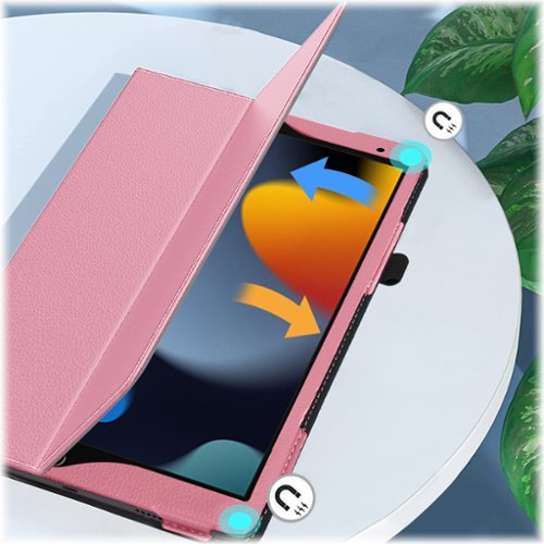 SaharaCase Bi-Fold Folio Case for Apple iPad 10.2 (8th Generation 2020 and 9th Generation 2021) - Pink HOW TO BUY