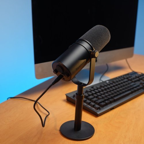 Saramonic MV POD Dynamic USB & XLR Microphone for Podcasting, Streaming, Gaming, and Recording - Black BUY IN MIDDLE EAST