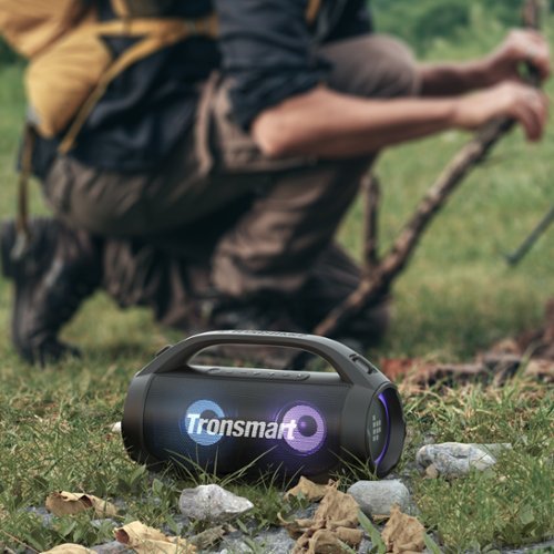 Tronsmart Bang SE Portable Wireless Bluetooth Speaker with 40W Power, IPX6 Waterproof, 24H Playtime, LED Lights for Home Outdoor - Black BUY IN CANADA