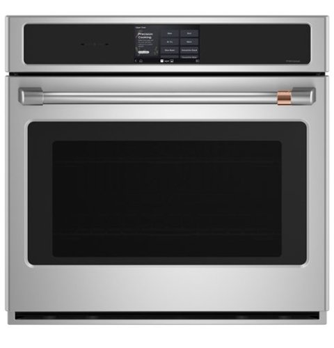Café - 30" Smart Built-In Single Electric Convection Wall Oven with Air Fry and Precision Cooking Modes - Stainless Steel