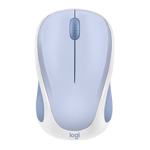 Logitech - Design Mouse Limited Edition Wireless Optical 3-button Mouse with Broad Compatibility - Wireless - Light Lilac