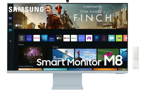 Samsung - 32" M80B UHD Smart Monitor with Streaming TV and SlimFit Camera Included-Front_Standard 