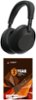 Sony - WH-1000XM6- Wireless Noise Cancelling Headphones with a 2 Year Amber Protection Plan (2025) - Black-Front_Standard