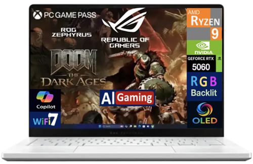 ASUS Upgraded ROG Zephyrus G14 GA403UM Laptop 14.0 2.8K (AMD Ryzen
