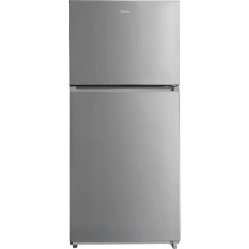 Midea - MRT18D3BST 18 Cu. Ft. Stainless Garage Ready Top Freezer Refrigerator - Stainless Steel-Front_Standard 