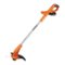 WORX - 20V 10" Cordless Straight Shaft Grass Trimmer & Edger (1 x 2.0 Ah Battery and 1 x Charger) - Black-Front_Standard