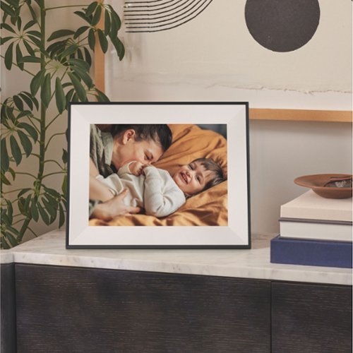 Aura Home Aura Aspen 12 Digital Wifi Photo Frame- Ink with Textured Mat - Ink (Dark) GLOBAL SHIPPING