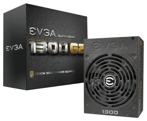 EVGA - SuperNOVA 1300 G2 ATX CPU Power Supply - Black