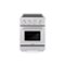 ZLINE - 24 in. Wide 3 Elements 3.2 cu. ft. Paramount Freestanding Induction Range with Electric Oven - Stainless Steel-Front_Standard