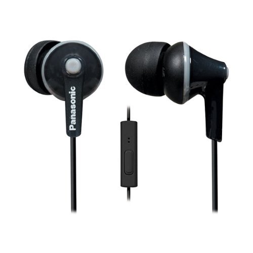 Panasonic - Ergofit In-Ear Headphones - Black-Front_Standard 