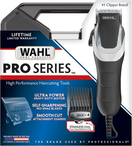 Wahl Pro-Series Elite, Ultra Power Heavy Duty Hair Clipper, 79775 - Black WORLDWIDE DELIVERY