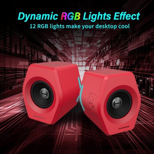 Edifier G2000 2.0 Bluetooth Gaming Speakers with RGB Lighting (2-Piece) - Red HOW TO BUY