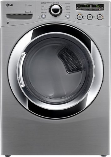  LG - SteamDryer 7.3 Cu. Ft. 9-Cycle Ultralarge Capacity Steam Electric Dryer - Graphite Steel