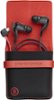 Plantronics - BackBeat GO 2 Wireless Earbud Headphones with Charging Case - Earbuds: Black; Case: Black/Red-Front_Standard
