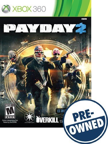 PAYDAY 2 - PRE-OWNED - Xbox 360