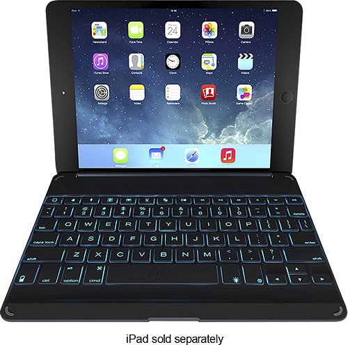  ZAGG - ZAGGkeys Cover and Bluetooth Keyboard for Apple® iPad® Air - Black