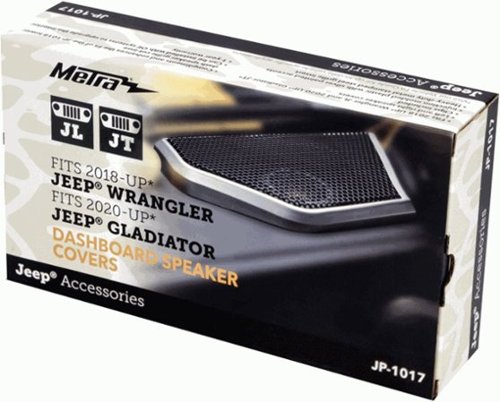Metra Dashboard Speaker Grilles for Select Jeep Wrangler JL and Gladiator JT (2-Pack) - Black WORLDWIDE DELIVERY
