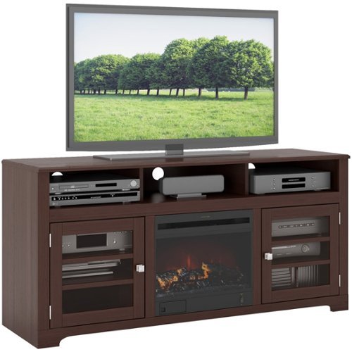 CorLiving - TV Cabinet for Most Flat-Panel TVs Up to 68&quot; - Dark Espresso