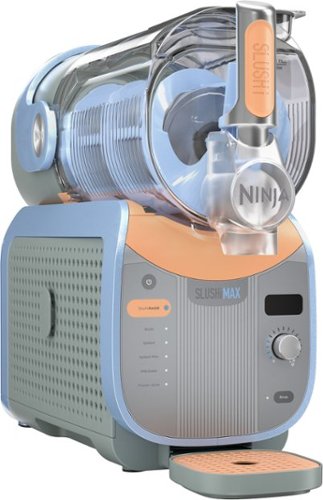 Ninja - SLUSHi Max Smart Frozen Drink Maker 150 oz - Orange & Blue-Front_Standard 