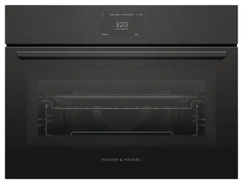TRUE AERO + MICROWAVE  
19:30  
320°  
Power level - 35%  
Options Stop  
FISHER & PAYKEL