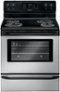 Frigidaire - 5.3 Cu. Ft. Self-Cleaning Freestanding Electric Range - Stainless/Stainless look-Front_Standard 