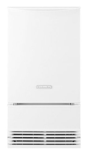 KitchenAid - 18" 51-Lb. Freestanding Icemaker - White-Front_Standard 