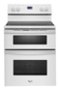 Whirlpool - 30" Self-Cleaning Freestanding Double Oven Electric Range - White-Front_Standard