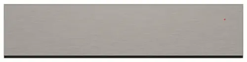 Front. Fisher & Paykel - 24" 6 place setting Built-in Warming Drawer, Push to Open - Contemporary Brushed Silver - Brushed Silver.