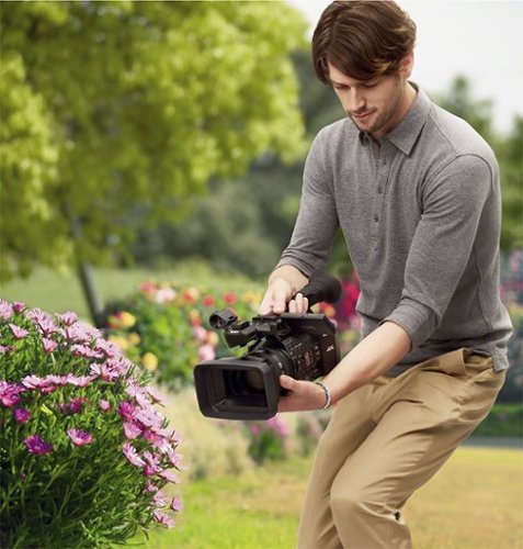 Sony - Handycam AX1 4K Flash Memory Premium Camcorder - Black-Alt_View_Standard_13 