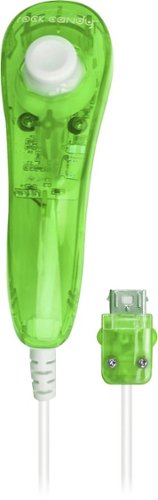  PDP - Rock Candy Light Chuck Controller for Nintendo Wii - Green