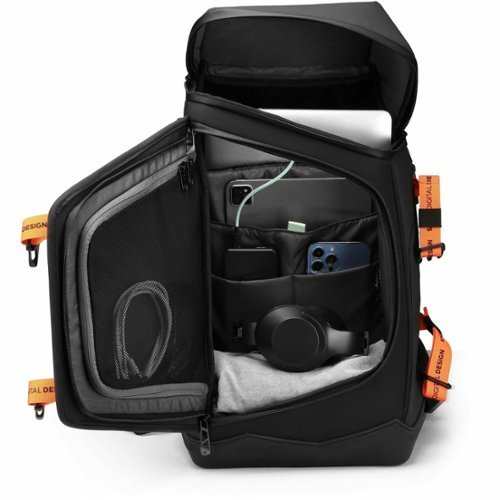 Swissdigital Design SEON L+ TSA-Friendly Backpack With USB Charging Port  RFID Protection and Fits Up to 16″ Laptop - Black WHERE TO BUY