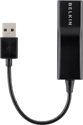  Belkin - USB 2.0-to-Ethernet Adapter - Black