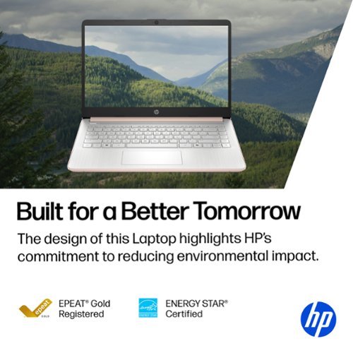 HP 14 Laptop - Intel Celeron N4500 2021 - 4GB Memory - 64GB eMMC - Pale Rose Gold SHOP ONLINE