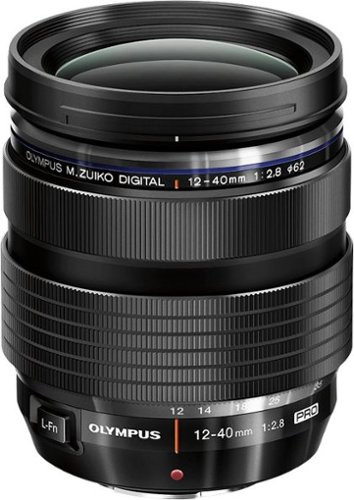 Olympus - M.Zuiko 12-40mm f/2.8 Wide-Angle Zoom Lens for Most Micro Four Thirds-Format Cameras - Black