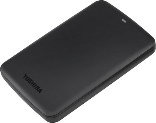  Toshiba - Canvio Basics 2TB External USB 3.0 Portable Hard Drive - Black