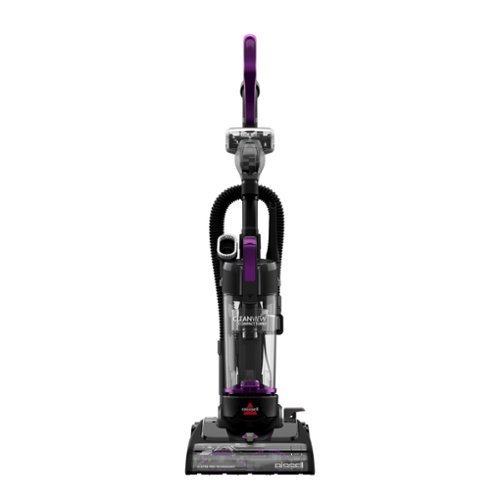 BISSELL - CleanView Compact Turbo Upright Vacuum - Black / Grapevine Purple-Front_Standard 