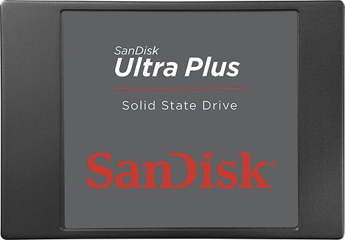  SanDisk - Ultra Plus 128GB Internal SATA III Solid State Drive for Laptops