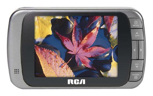  RCA - 3.5&quot; Portable LED Digital ATSC TV - Silver/Black