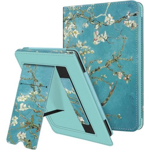 Kitcheniva - PU Leather Stand Case For 6 Inch All New Kindle 11th Gen 2024 2022 - Blossom-Front_Standard 
