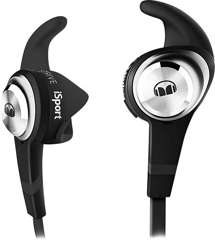  Monster - iSport Strive Earbud Headphones - Black