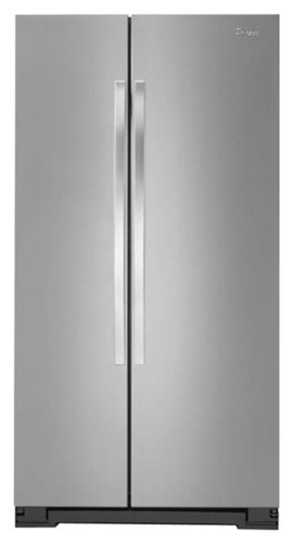 Whirlpool - 25.2 Cu. Ft. Side-by-Side Refrigerator - Stainless Steel