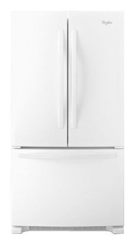  Whirlpool - 25.2 Cu. Ft. French Door Refrigerator - White-on-White